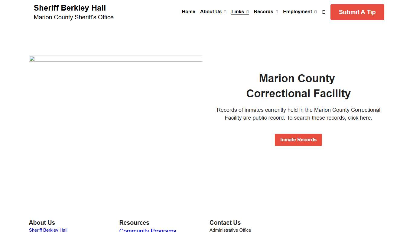 Inmate Records - Marion County Sheriff's Office